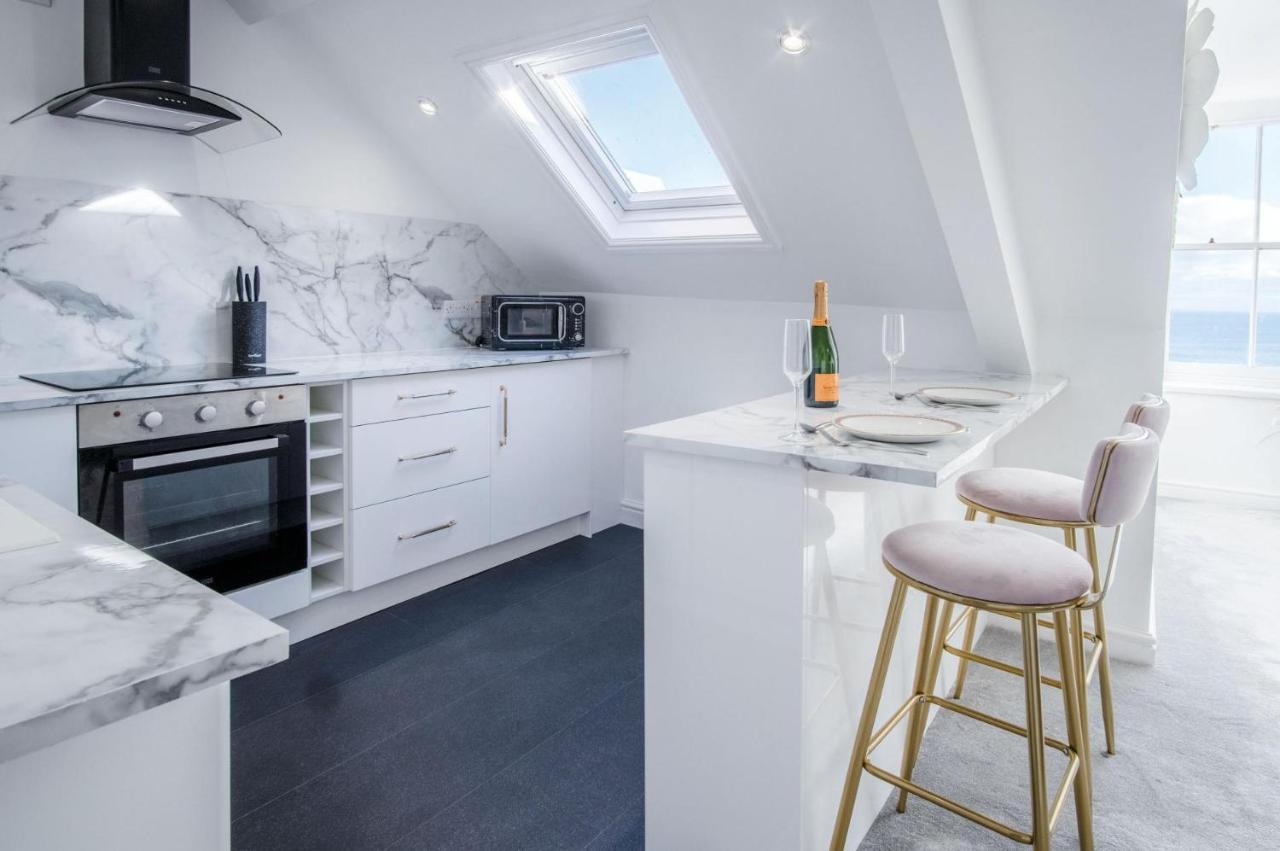 The Penthouse - Luxury 1 Bed - Panorama - Tenby Exteriör bild